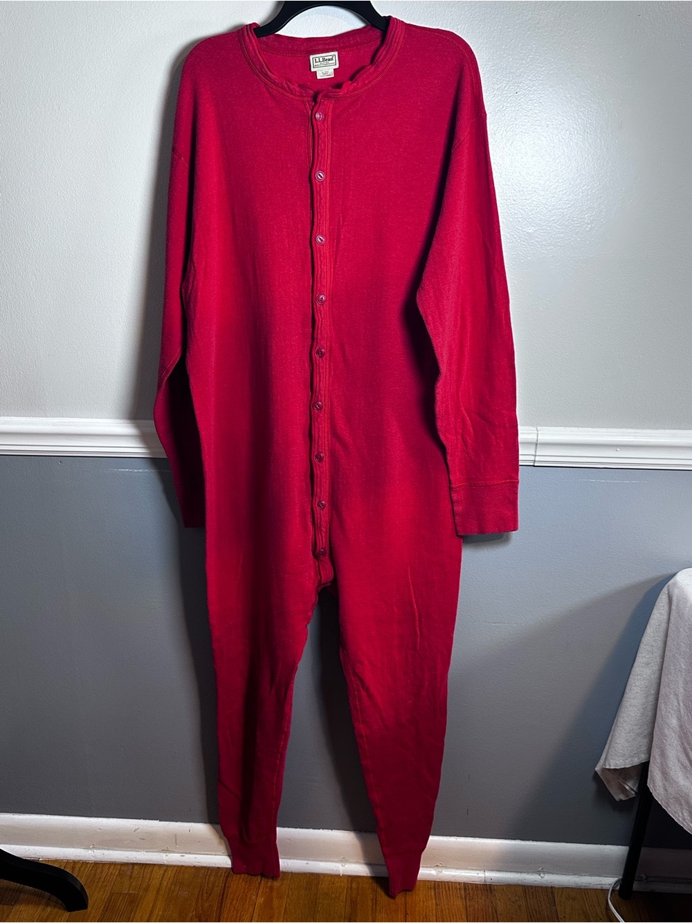 Vintage L.L. Bean Two-Layer Union Suit Thermal One-Piece Size XL Canada